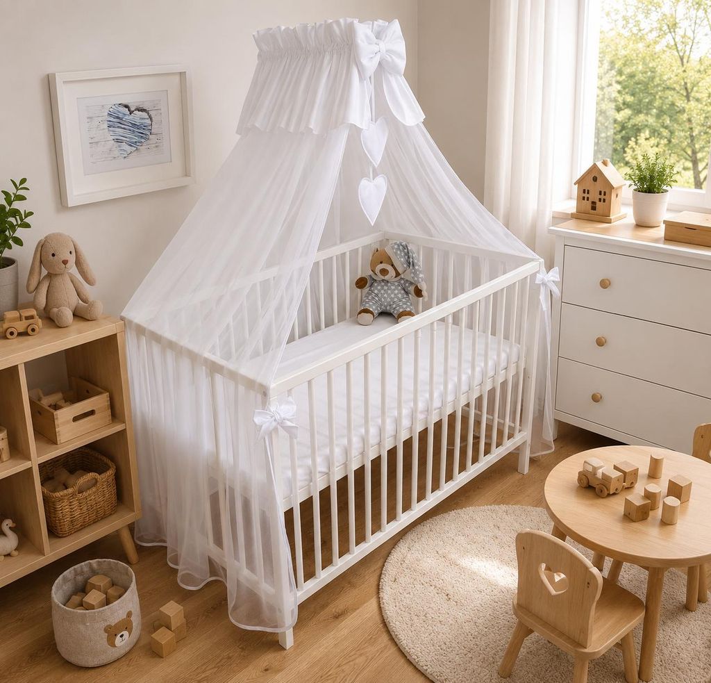 Babybett Betthimmel und Moskitonetz Traumnacht in Produktbild 