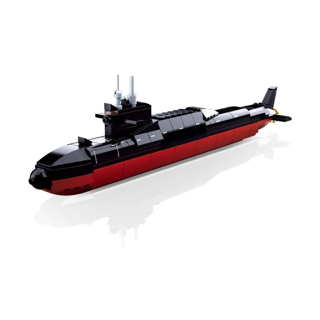 Sous-marin Militaire en Briques de Construction Jeu Créatif Modely
