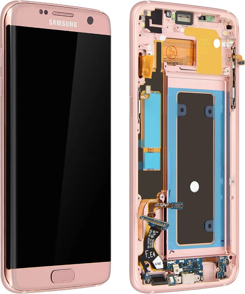Écran Samsung Galaxy S7 Edge Rose Super AMOLED Original avec Tactile Neuf