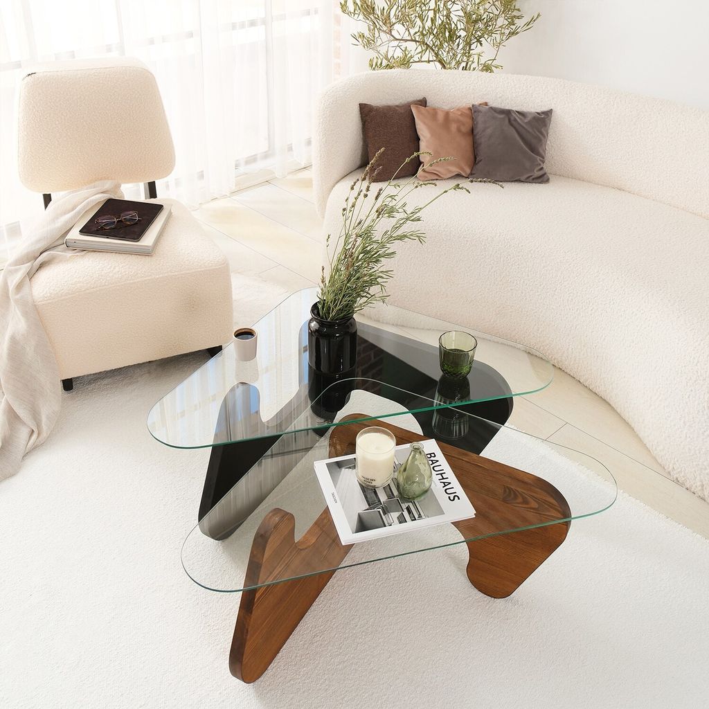 Skye Decor, Freya - Black, Chesnut, Couchtisch, Schwarz, Produktbild 