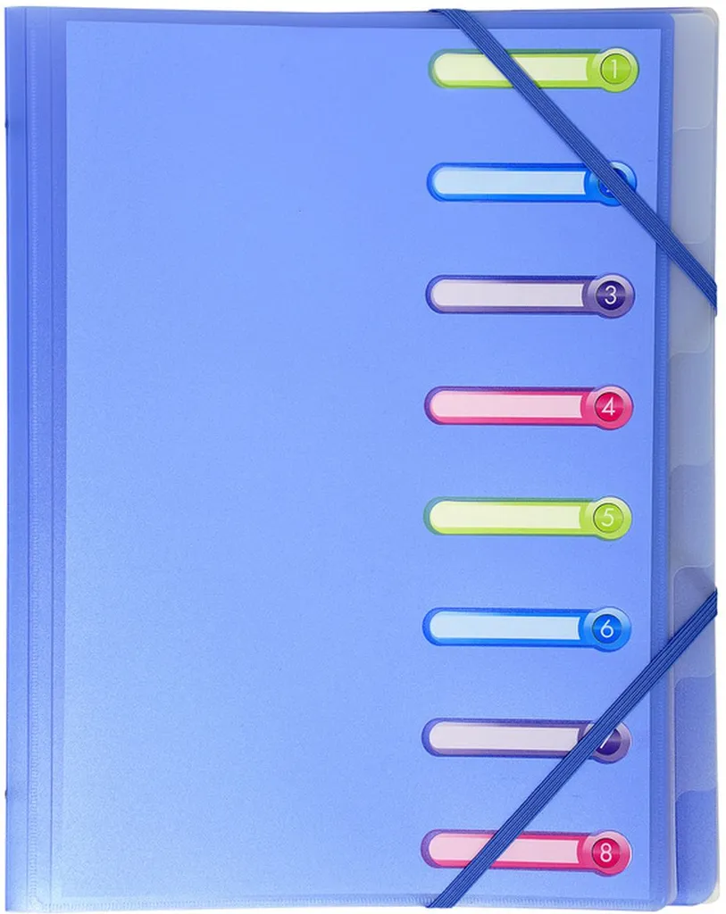 Ne perdez plus vos documents A4 grâce au trieur Chromaline 8 compartiments - 4