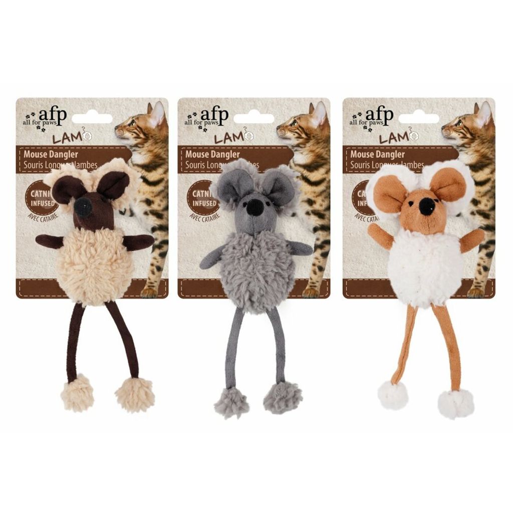 AFP Katzenspielzeug Lambswool Dangler Maus