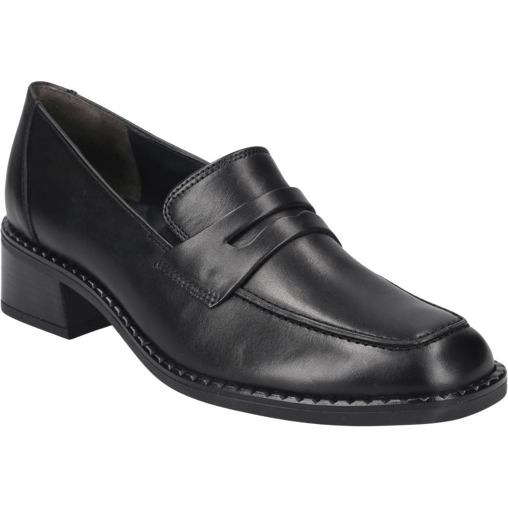 Paul Green Slipper & Mokassin 2911-034, Glattleder, Schwarz, Damen