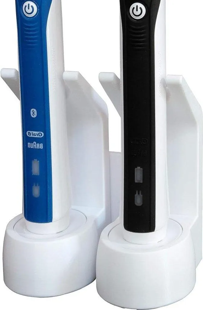 Support Oral-B robuste en impression 3D - Fixation murale sans perçage