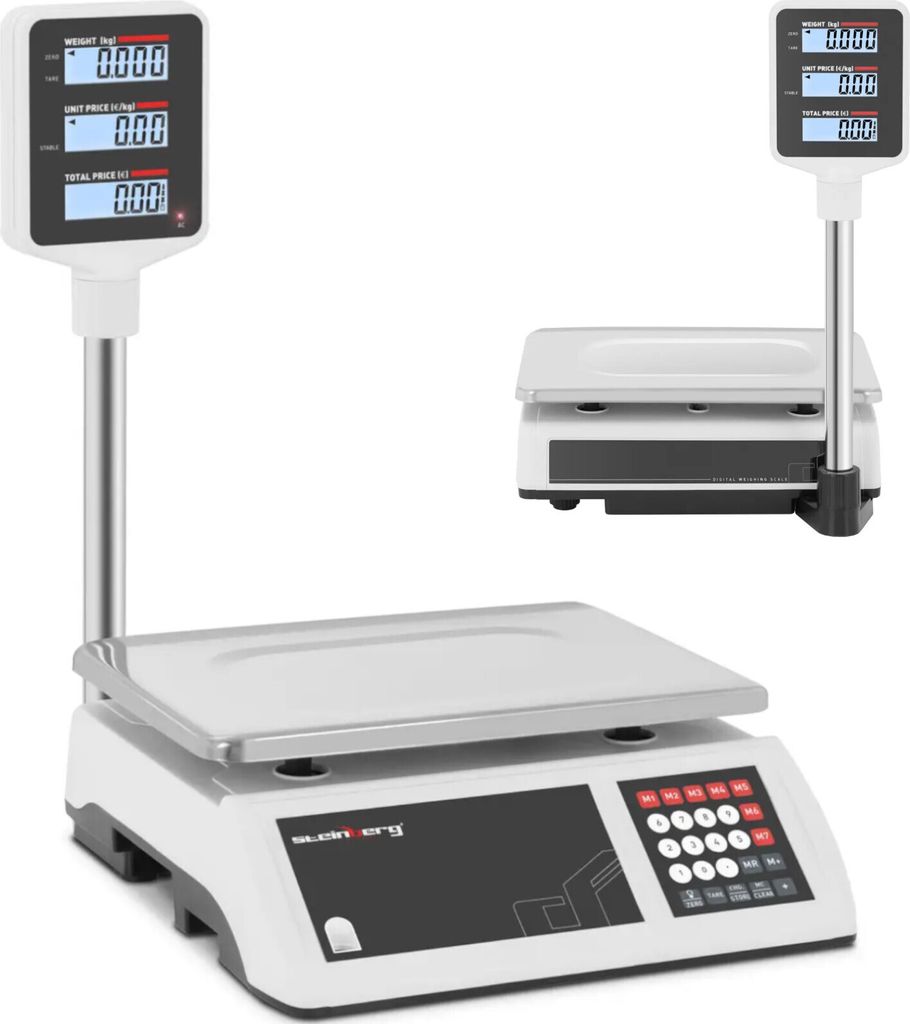 LCD-Tischwaage für Laden, Lager oder Waagen 15kg/2g