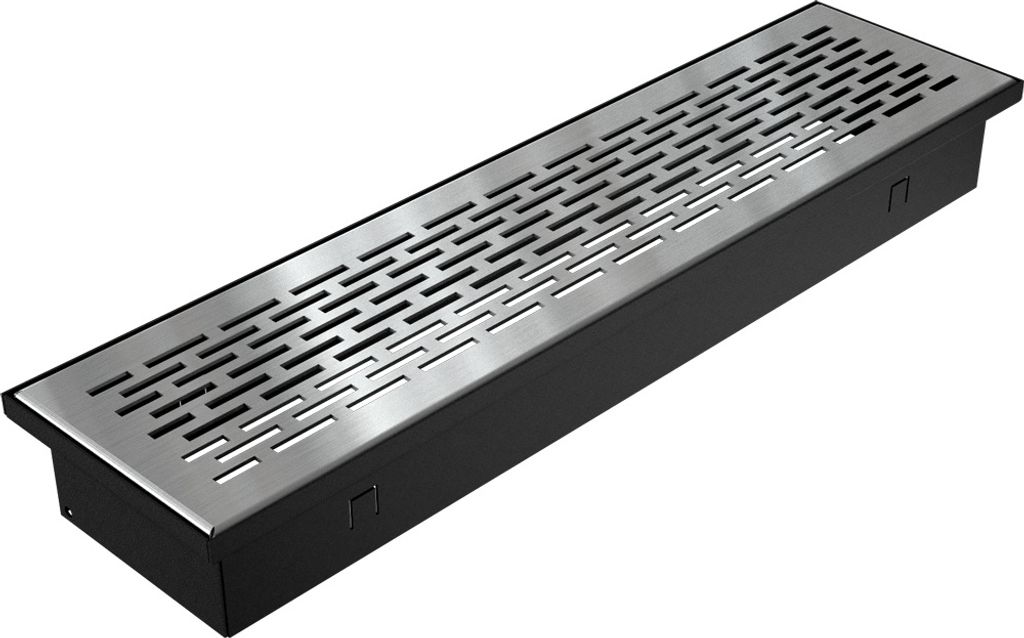Lüftungsgitter floor 9x40 Edelstahl