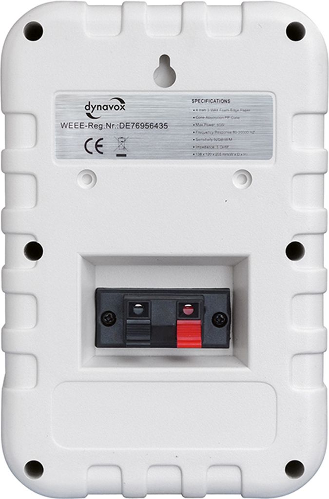 Dynavox LS-5L3 mini stereo Lautsprecher Paar Weiß Produktbild 7