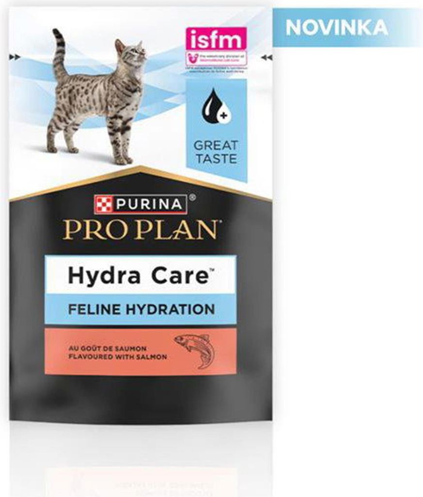Pro Plan Veterinary Diet Feline Hydra Care losos 10 × 75 g Immagine del prodotto 