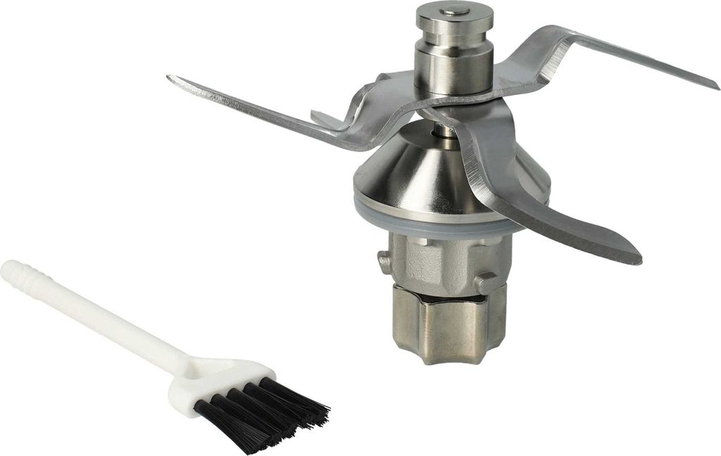 vhbw Mixmesser kompatibel mit Vorwerk Thermomix TM5 Küchenmaschine - Mit 4 Klingen aus Edelstahl, inkl. Dichtring