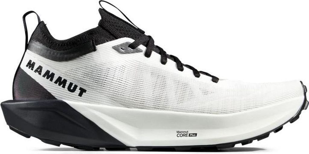 Aenergy Trail Speed Low Women - Gepolsterter Trailrunning-Schuh für Bestzeiten - Mammut, Farbe:white-black, Größe:6.5 UK / 40