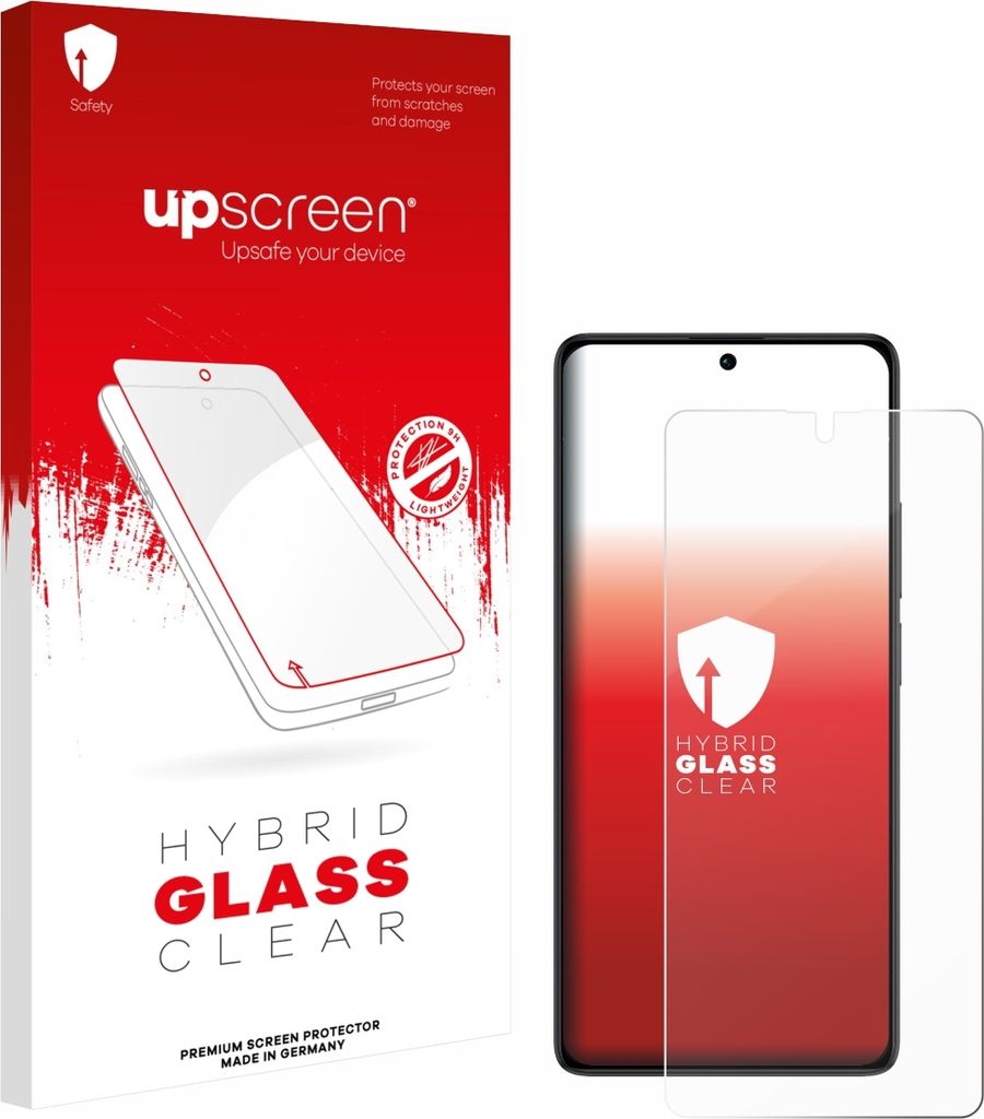 upscreen Schutzglas für Xiaomi Poco M6 Pro 4G Schutzfolie Panzer Folie Glas Display Schutz klar