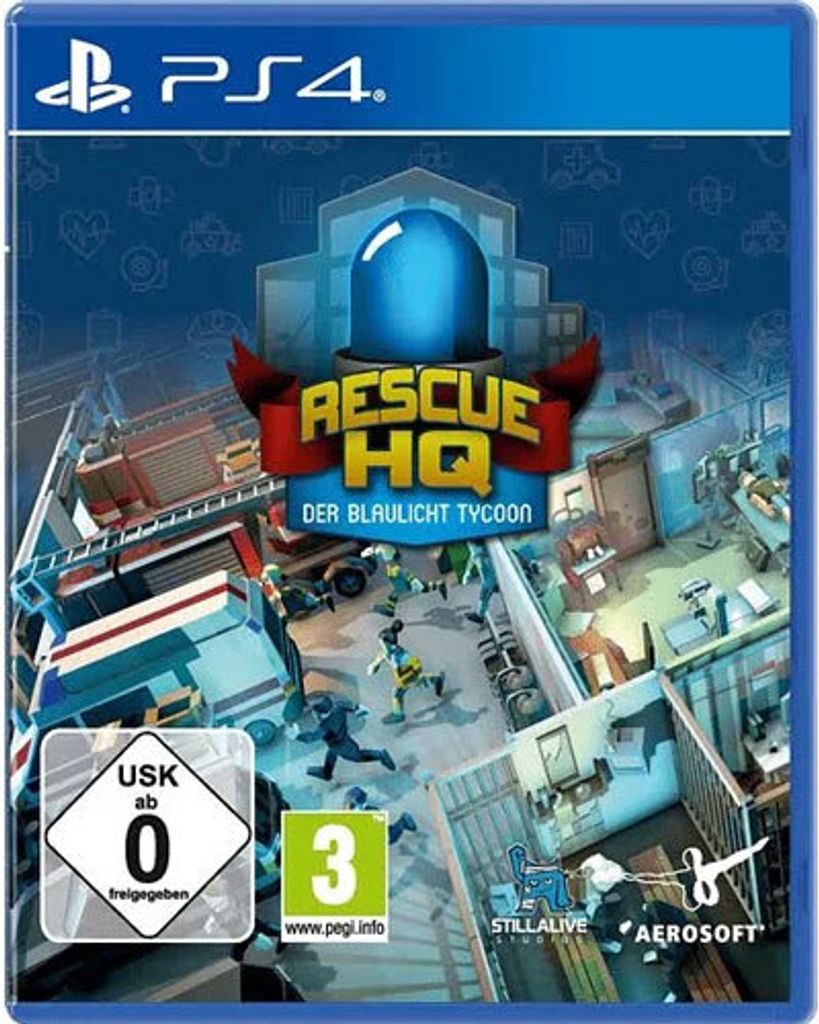 Der Blaulicht Tycoon - Rescue HQ (PlayStation PS4) Produktbild