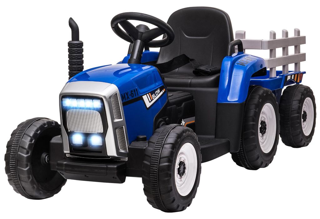 HOMCOM Elektrische tractor, kinderrijdtoestel met Productafbeelding 