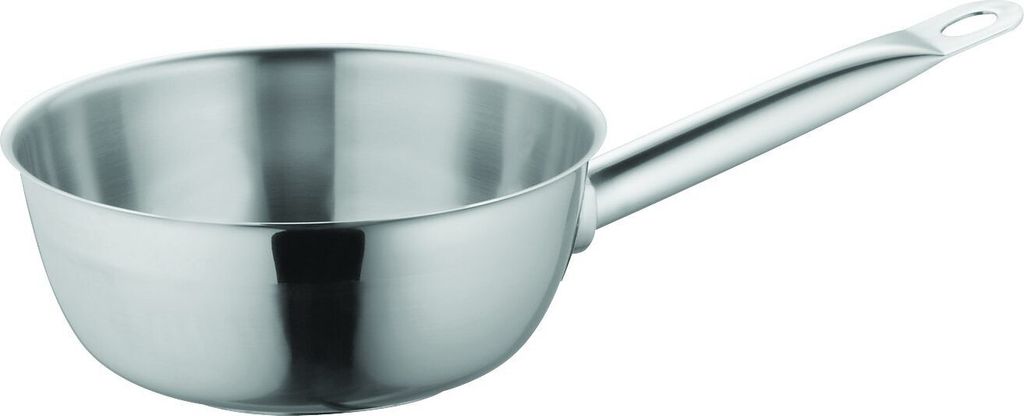 Schulte-Ufer Sauteuse Profi-Line i, Stielkasserolle, Stieltopf, Edelstahl 18/10, 18 cm, 1.2 L, 6479-18