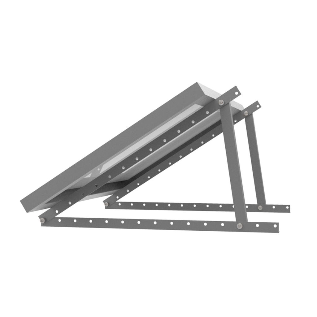 enjoy solar Dreiecke Aluminium - verstellbare Halterung Neigungswinkel 20°-60°, für Max. Modulbreite 68 cm Solarpanel, 0% MwSt.