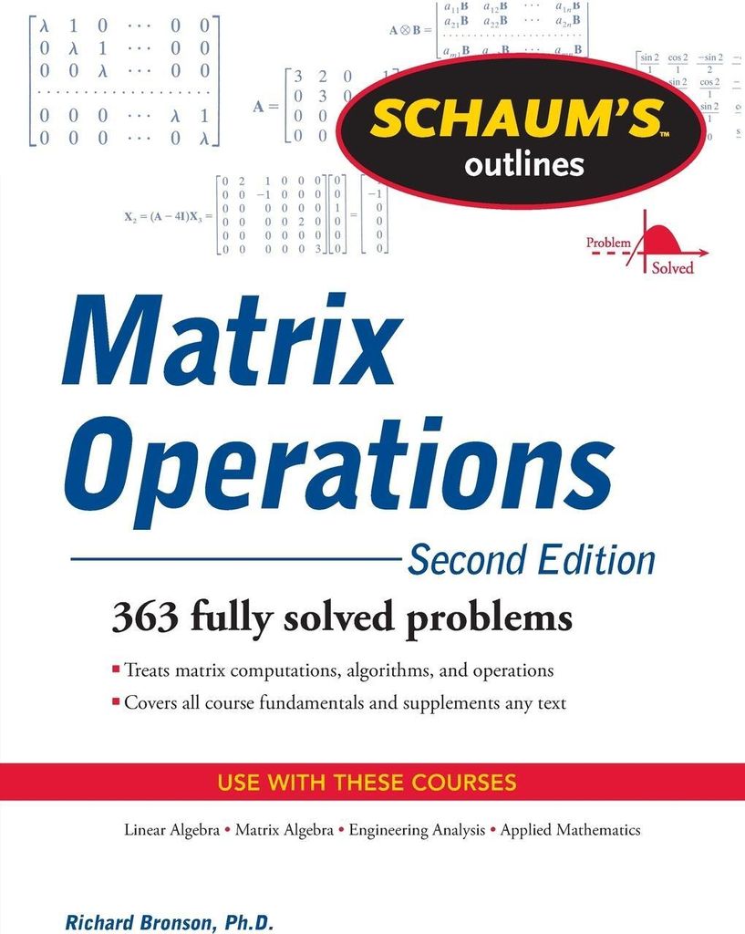Schaum's Outline of Matrix Operations