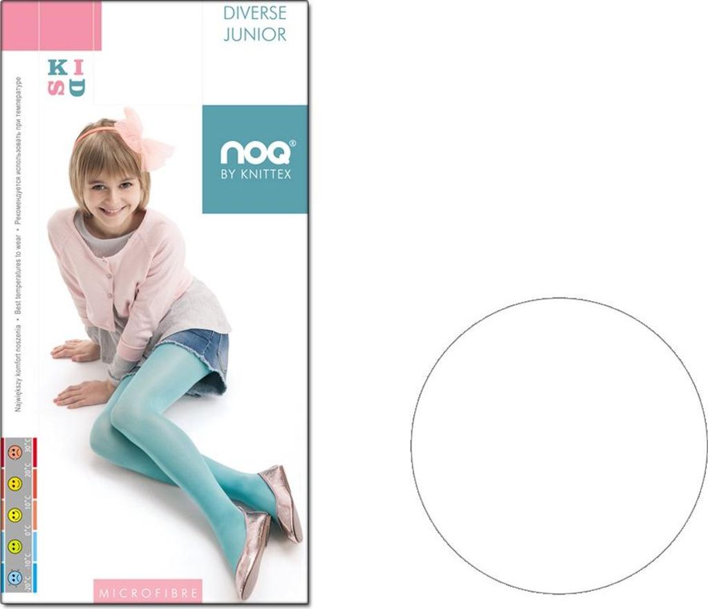 Mädchen Glanzstrumpfhose 100den Bianco 152-158