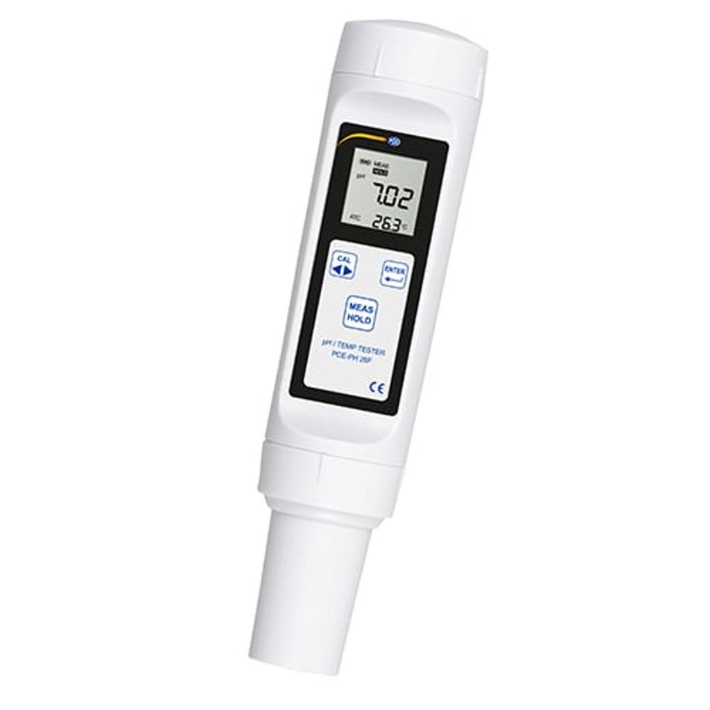 PCE Instruments PCE-PH 26F Wasseranalysegerät |1-3 Punkt Kalibrierung |ATC |flache pH Elektrode |Viskose Flüssigkeiten