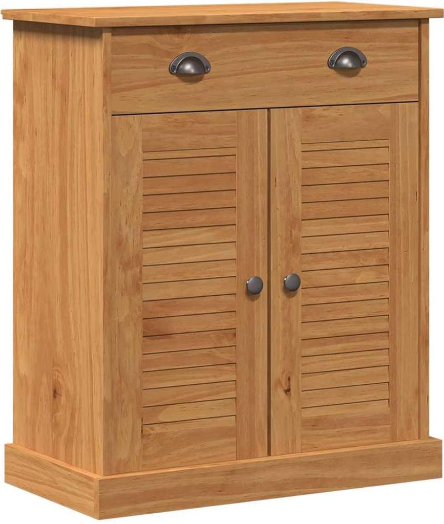 vidaXL Badezimmerschrank VIGO Braun und Honigbraun 68 x 34 x 80 cm