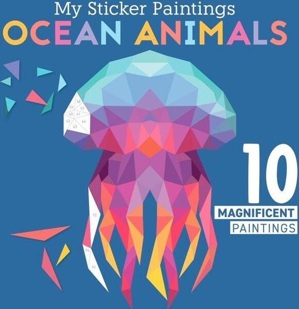 My Sticker Paintings: Ocean Animals