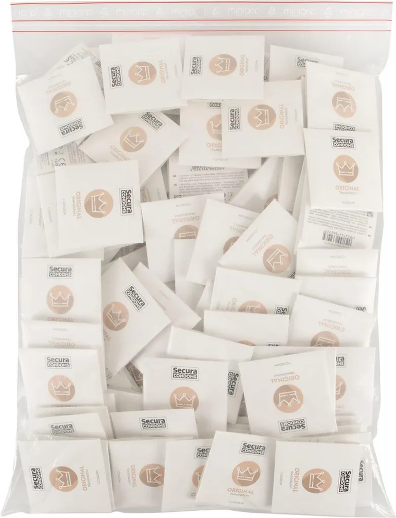 Préservatifs classiques Secura Original lubrifiés pour un confort naturel