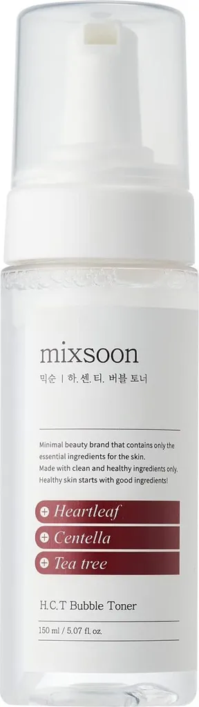 Lotion Tonique en Mousse MIXSOON H.C.T : Soin Visage Apaisant 150ml