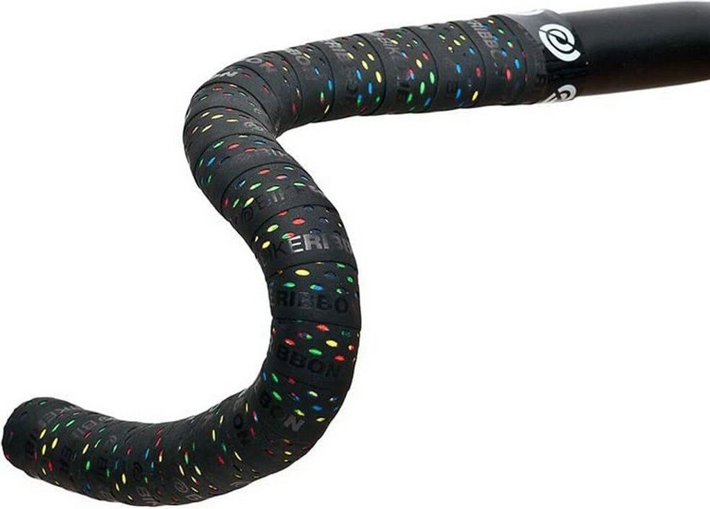 Bikeribbon Logo Lenkerband Schwarz Schwarz One Size