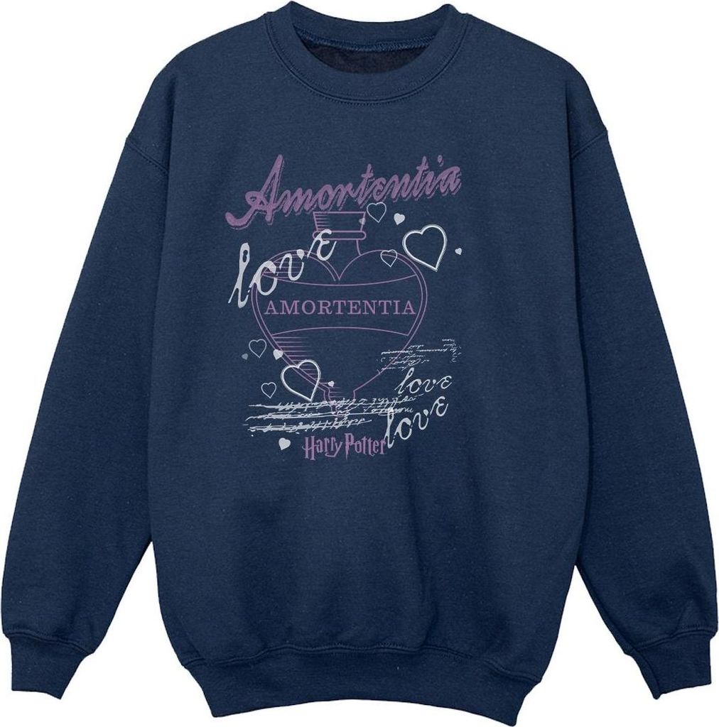Harry Potter - "Amortentia Potion" Sweatshirt für Mädchen BI54112 (116) (Marineblau)