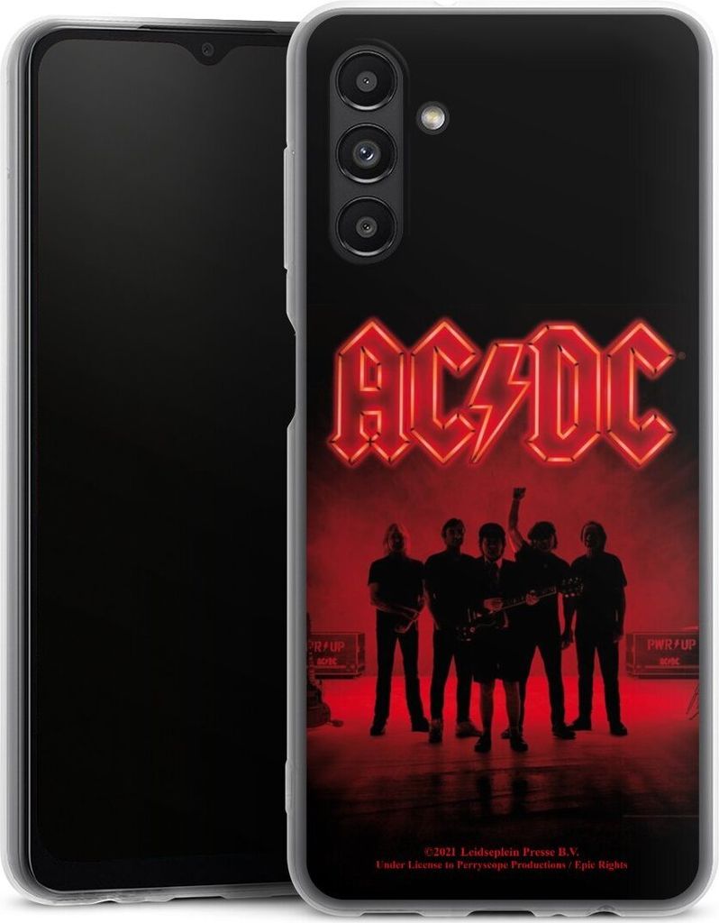 DeinDesign Slim Hülle für Samsung Galaxy A13 5G Silikon Case Ultra Dünn Handyhülle ACDC Band Offizielles Lizenzprodukt