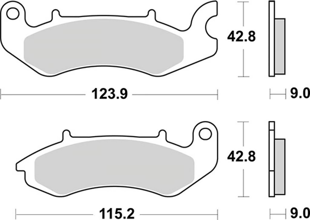 SBS Bremsbelagsatz