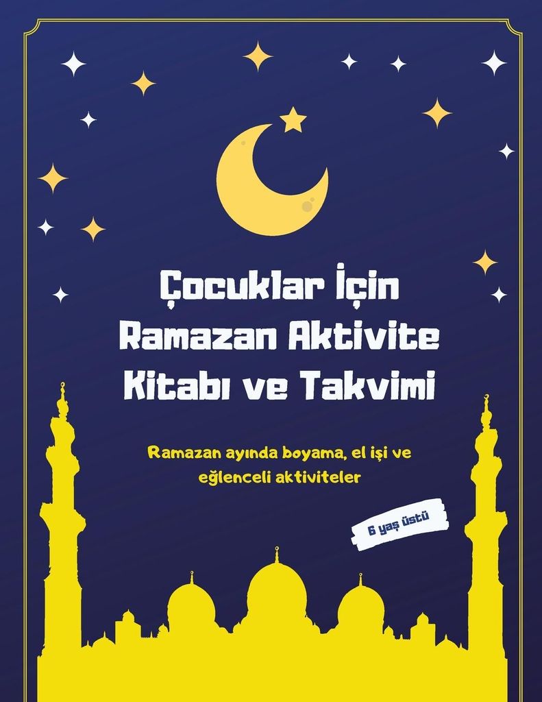 Ramadan-Aktivitätsbuch und Kalender für Kinder
