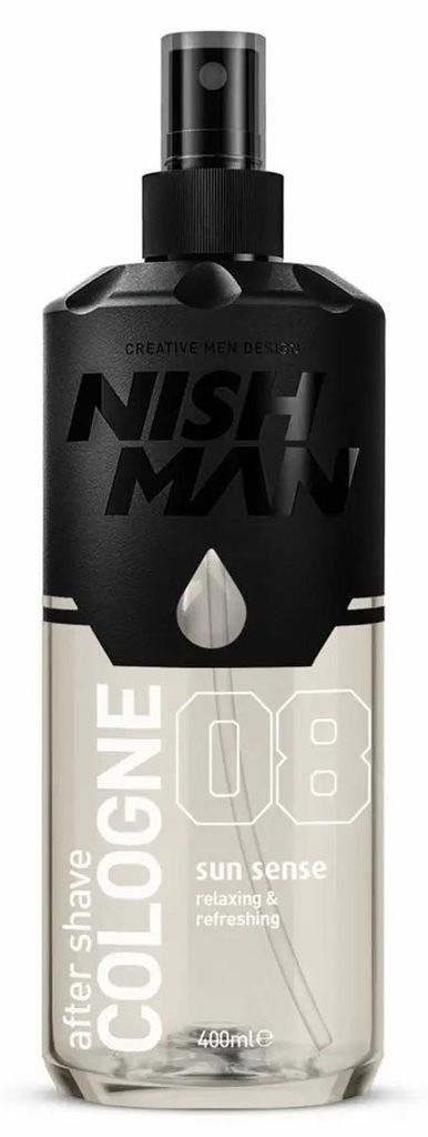 NISHMAN Aftershave Cologne 400 ml - 08 Sun Sense Productafbeelding 