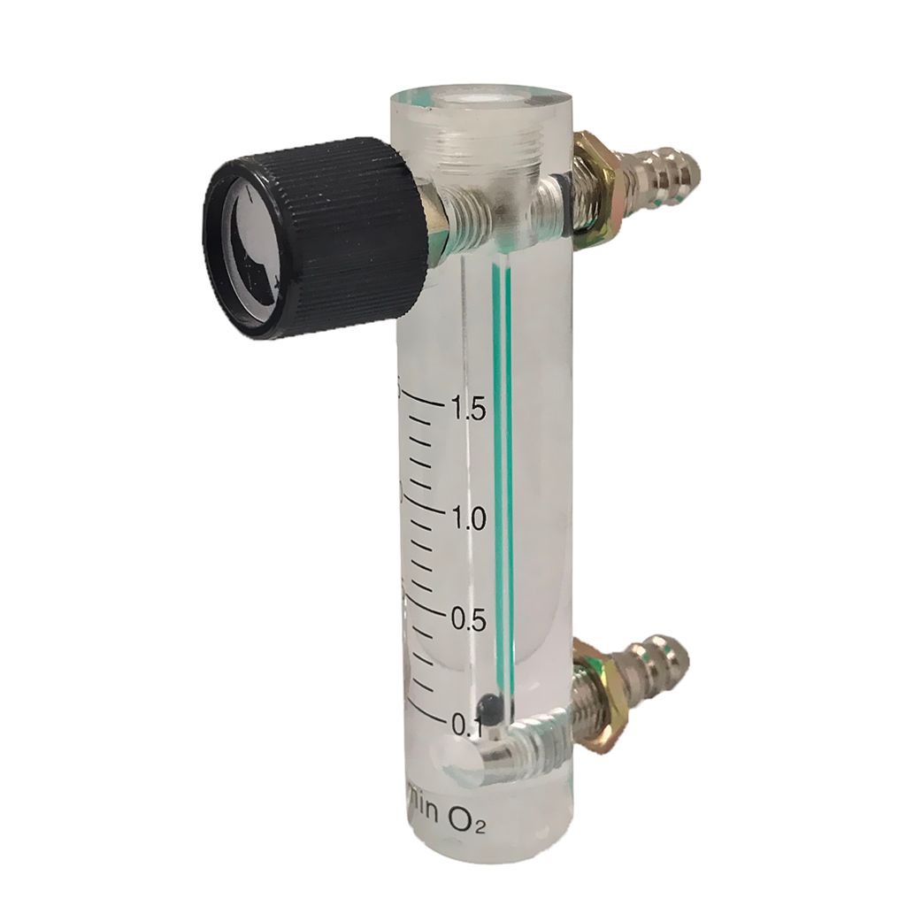 Gasdurchflussmesser Durchflussmesser mit Steuerventil für Sauerstoff/Luft/Gas 