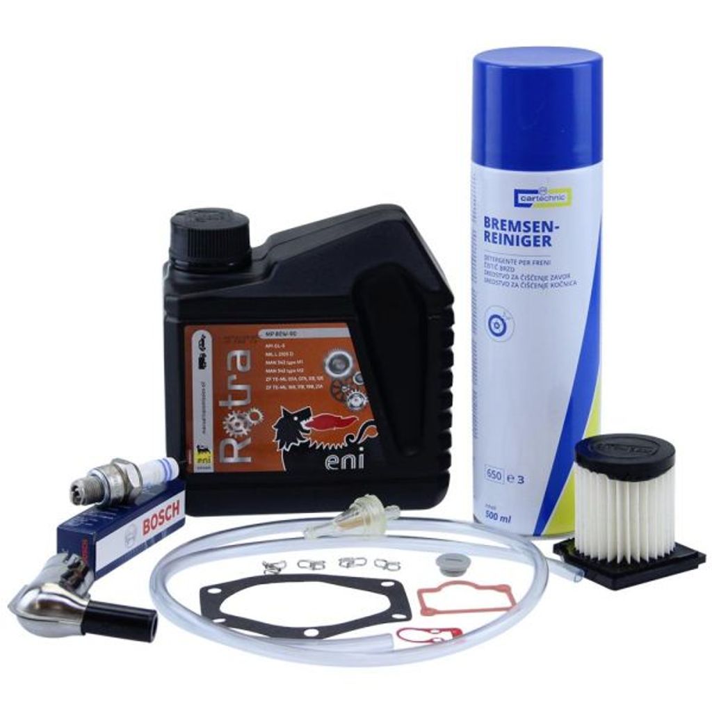 Inspektionsset Hercules Prima 3 5 Dichtung Luftfilter 16mm Zündkerze Bosch W7AC Vergaserdichtungen Sachs 505 2-Gang