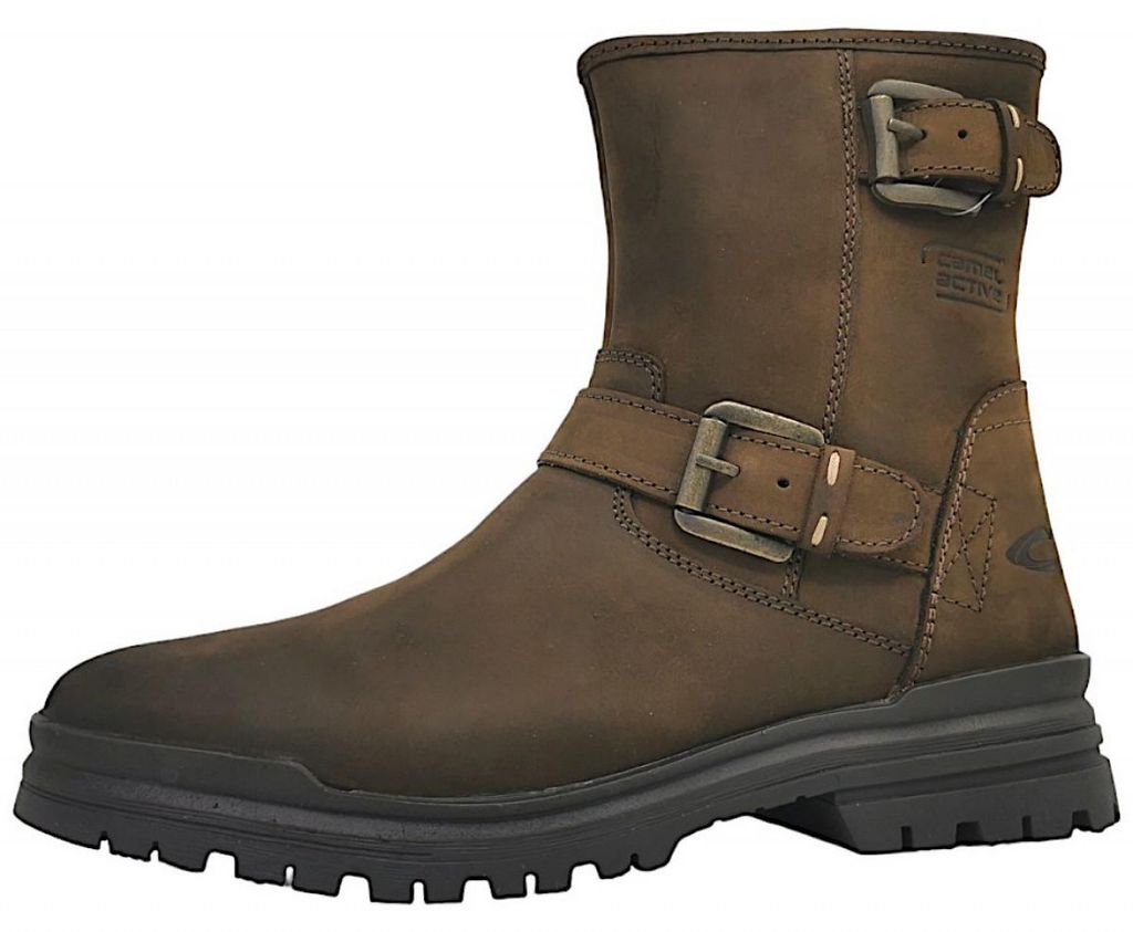Camel Active: Scarpe da uomo, stivali marroni con fodera Immagine del prodotto 