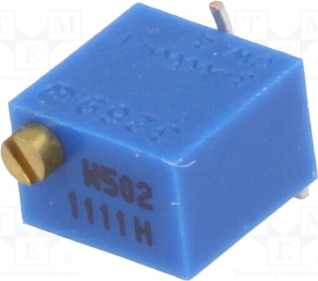 1x Potentiometer: für den Einbau stehend, 250mW 5kΩ SMD 1806WSMD-5K SMD Potentiom
