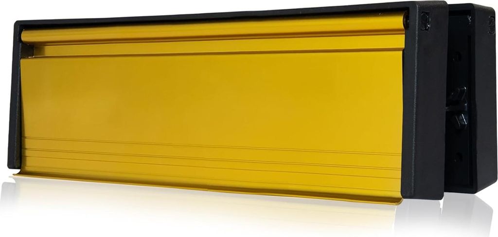 10 Zoll Buchstabenplatte - Gold Anodisiert - 20-40mm