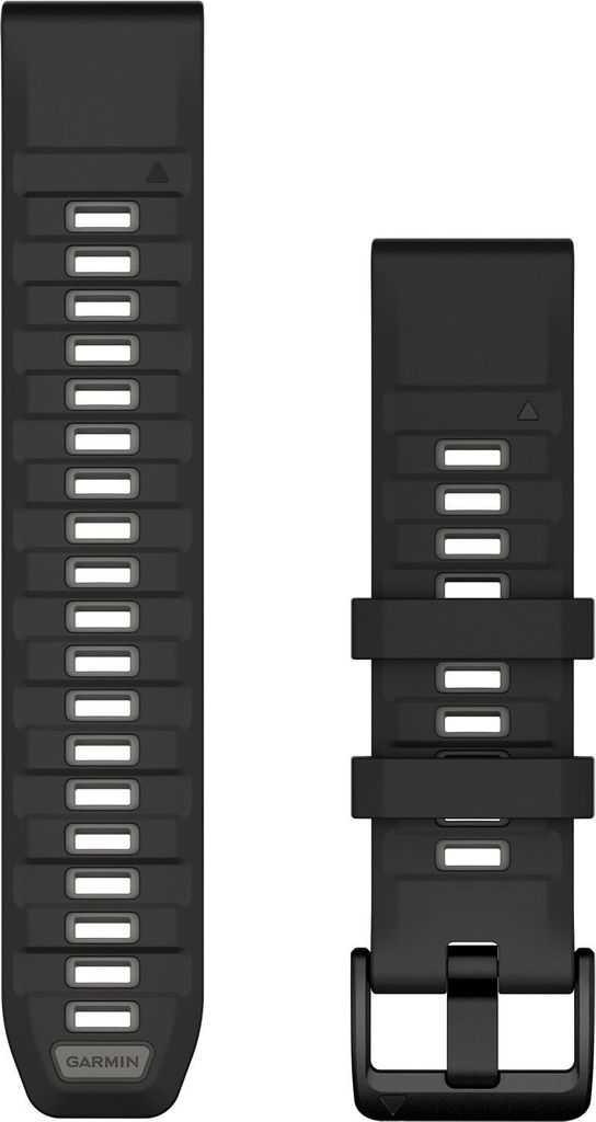 Garmin Ersatzarmband QuickFit Silikon Schwarz/Kieselgrau