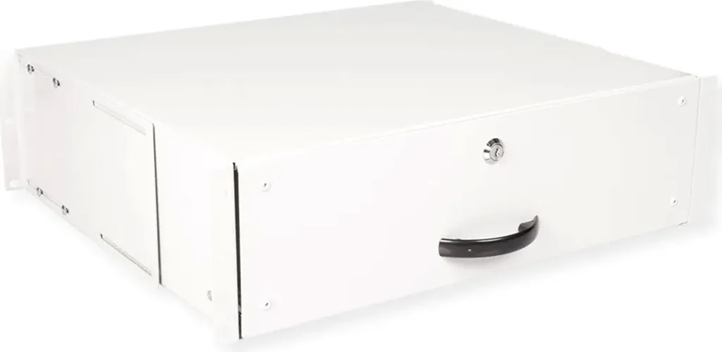 Tiroir de Clavier Coulissant pour Armoire Réseau 19 Pouces 3U Gris