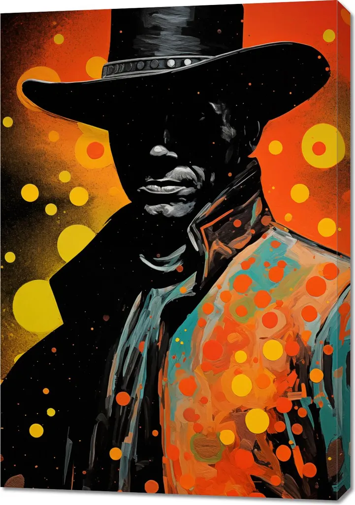 Idee Regalo: Quadro 70x100 Space Cowboy - Decorazione Parete Unica