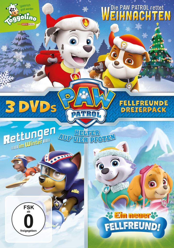 Paw Patrol: Fellfreunde Dreierpack - Universal Pictures - (DVD Video / ANIMATION)