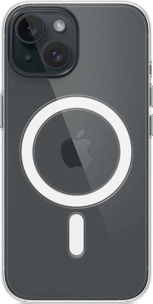 Coque Apple iPhone 15 Clear Case avec MagSafe Transparente Officielle