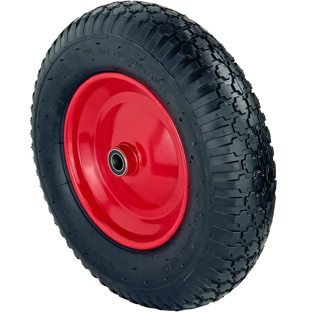Schubkarrenrad 390x95 mm 4.80 4.00-8  luftbereifung inkl. Produktbild 2