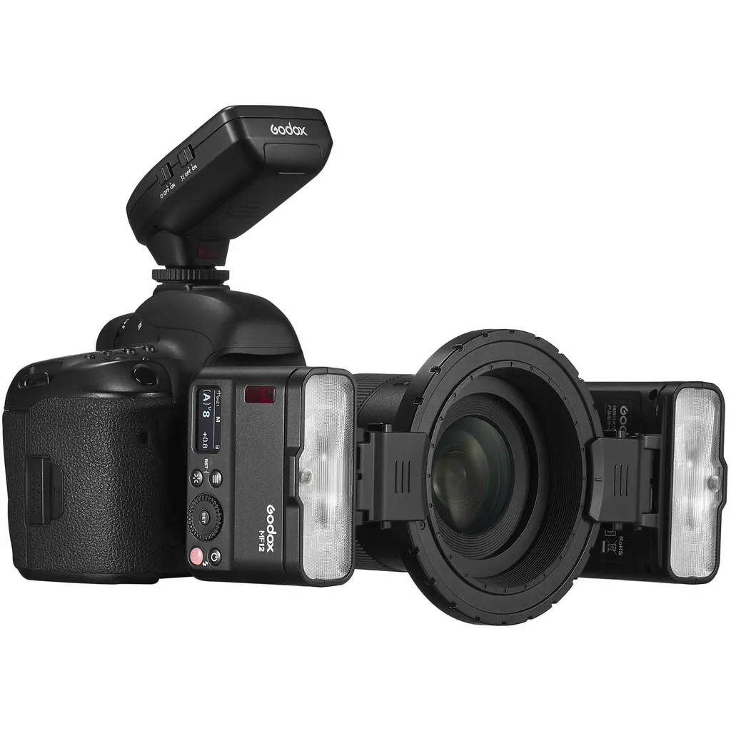 Flash macro MF12-K2 Godox kit double éclairage sans fil et orientable