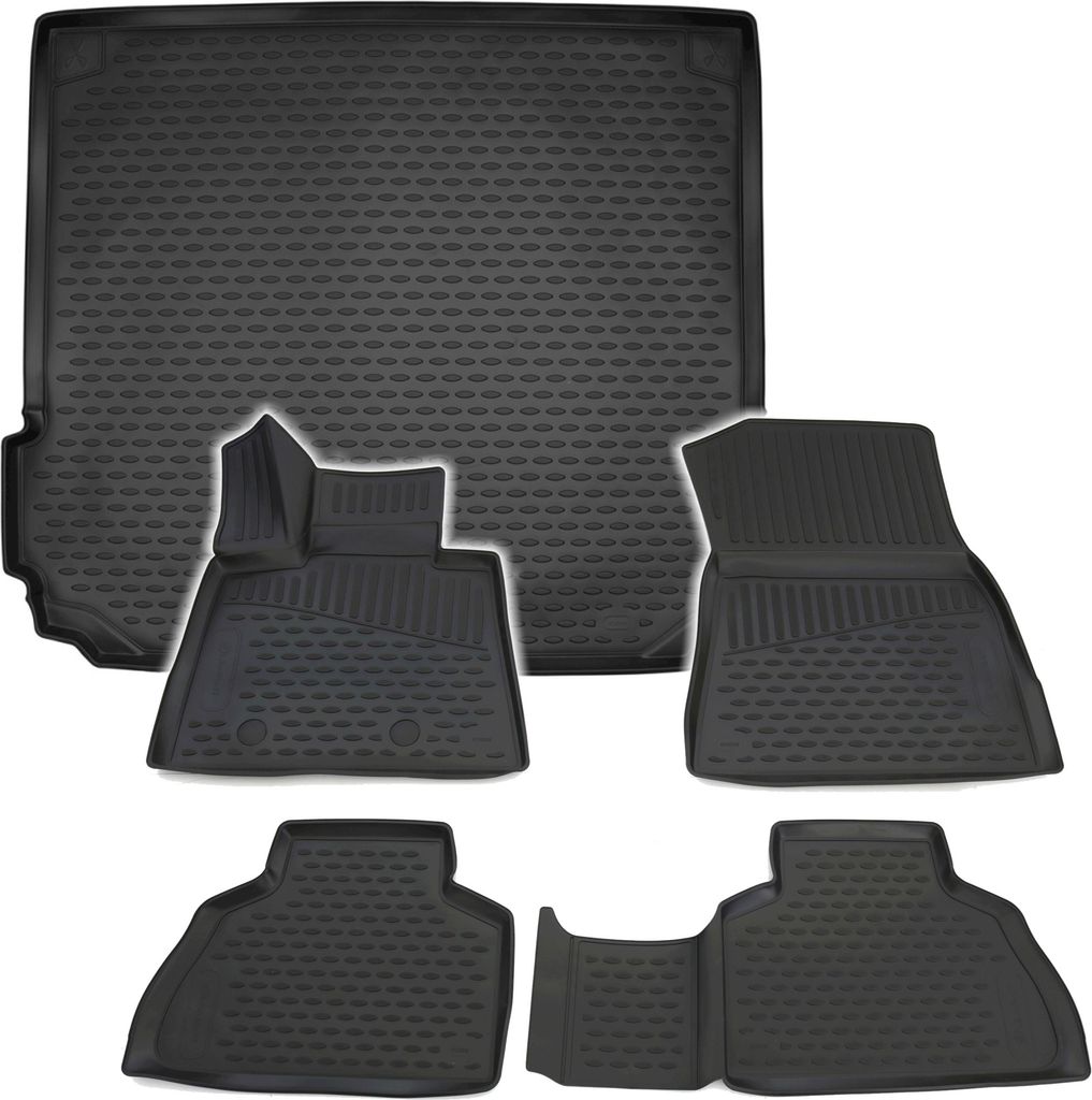 Gummi Kofferraumwanne + Fußmatten Set für BMW X5 G05, Bj. Produktbild 