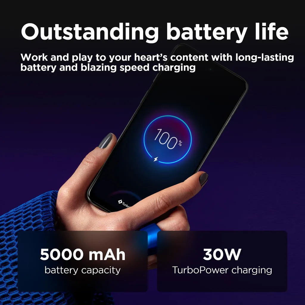 Motorola moto g55 5G Smartphone Idéal pour le Streaming et Photos 256 Go
