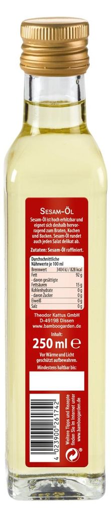 Sesam-Öl Produktbild 