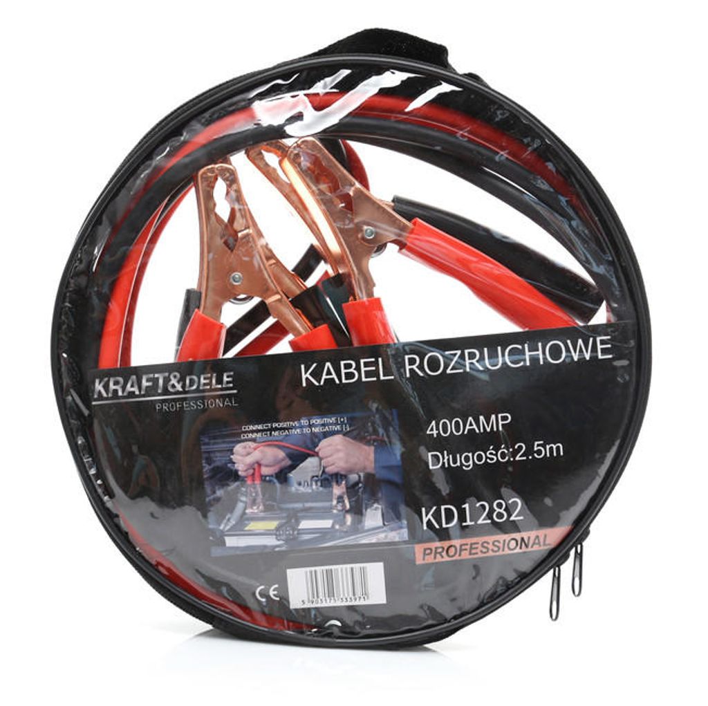 Štartovacie káble 2.5m 200A 09653 Obrázok produktu 3