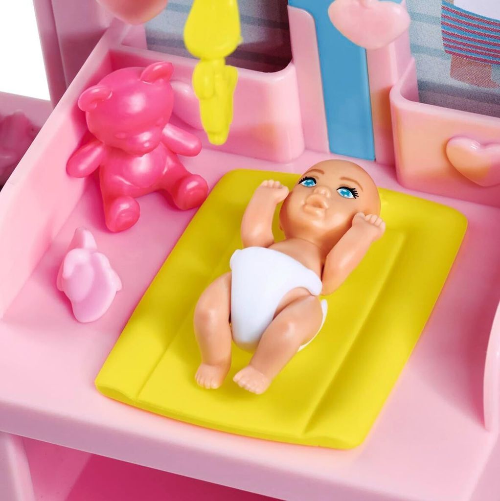 Simba Steffi Love Newborn Baby Room, Schwangere Puppe mit Produktbild 8