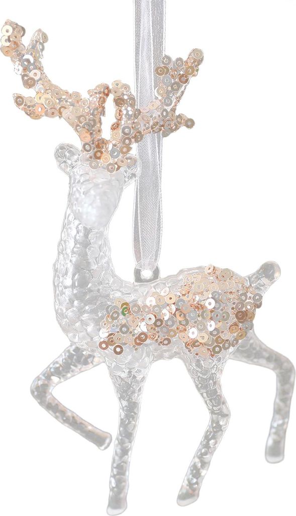 Weihnachtsschmuck Glitzer Pailletten Transparente Schneeflocke Balletttänzerin Hängender Schmuck Festliche Dekoration